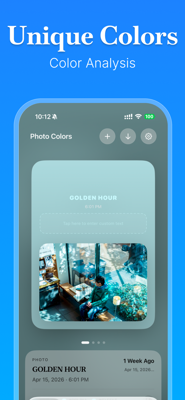 Unique colors screen